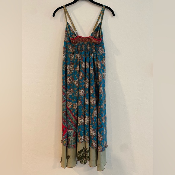 Boho Silk Dress - Picture 8 of 9